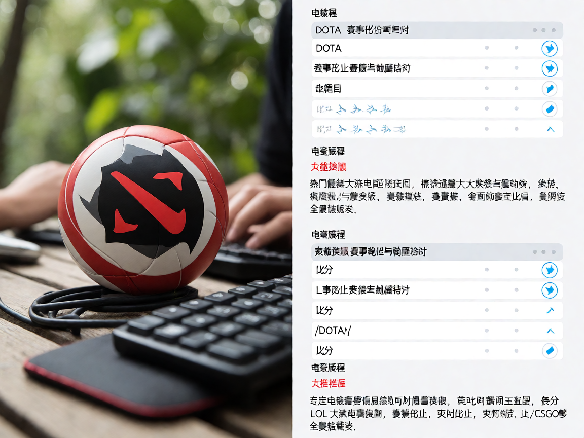 DOTA2 赛事比分与实时数据查询